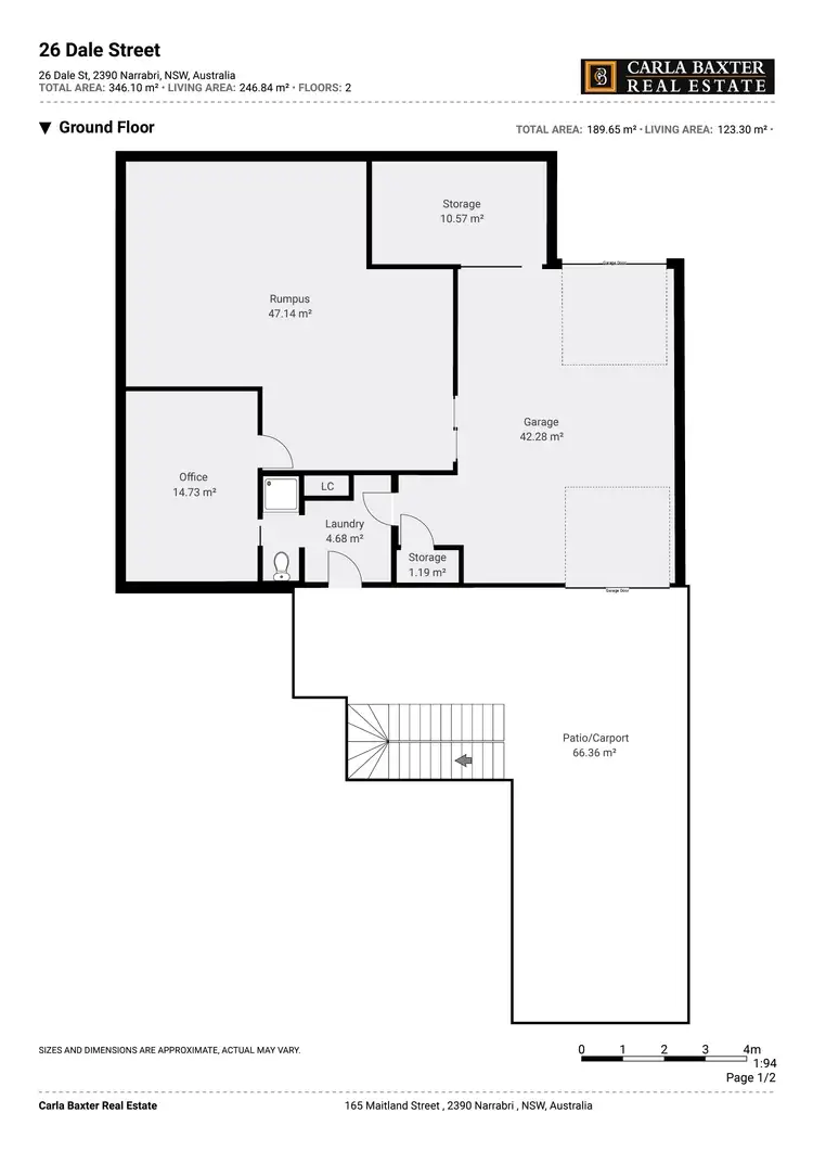 Floorplan of Homely house listing, 26 Dale Street, Narrabri NSW 2390