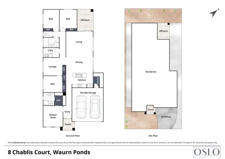 Floorplan of Homely house listing, 8 Chablis Court, Waurn Ponds VIC 3216