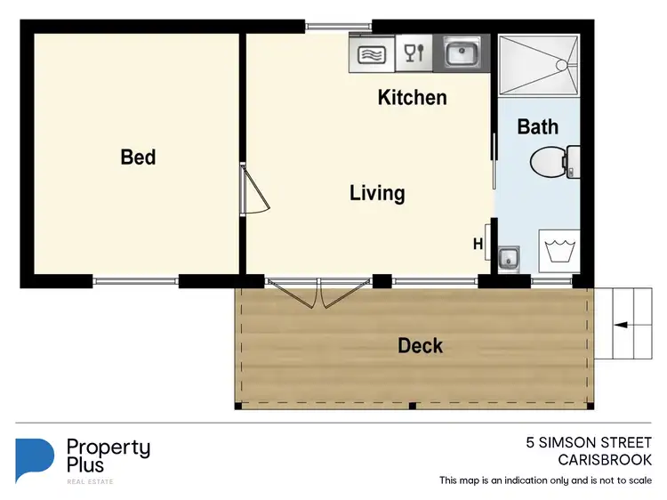 Floorplan of Homely house listing, 5 Simson Street, Carisbrook VIC 3464