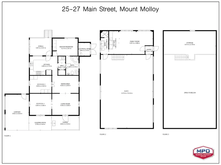 Floorplan of Homely house listing, 25-27 Main Street, Mount Molloy QLD 4871