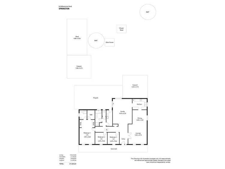 Floorplan of Homely house listing, 34 Williamstown Road, Springton SA 5235