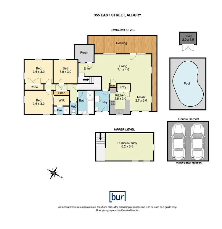 Floorplan of Homely house listing, 355 East Street, East Albury NSW 2640