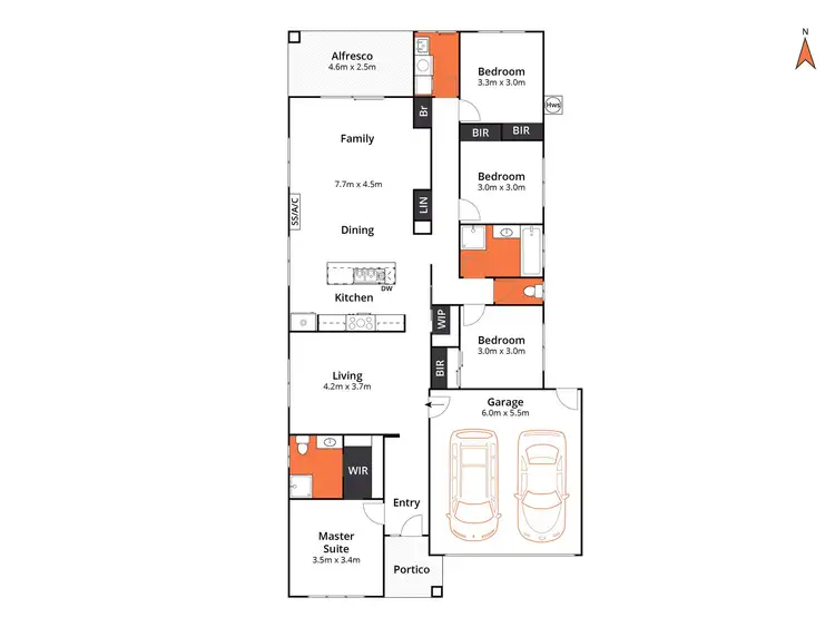 Floorplan of Homely house listing, 54 Duchess Drive, St Leonards VIC 3223