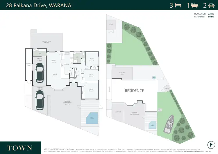 Floorplan of Homely house listing, 28 Palkana Drive, Warana QLD 4575