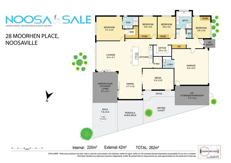 Floorplan of Homely house listing, 28 Moorhen Place, Noosaville QLD 4566