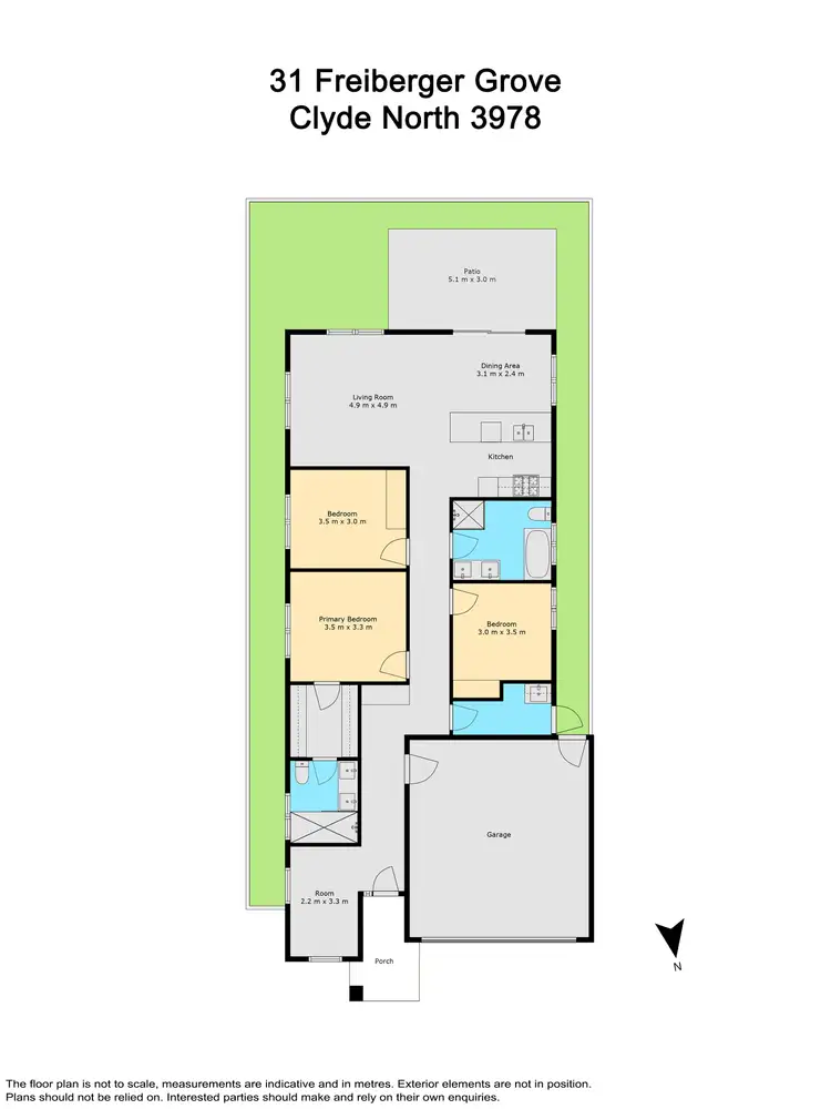 Floorplan of Homely house listing, 31 Freiberger Grove, Clyde North VIC 3978