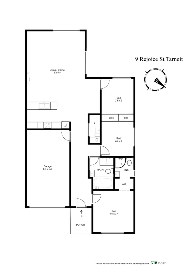 Floorplan of Homely house listing, 9 Rejoice Street, Tarneit VIC 3029
