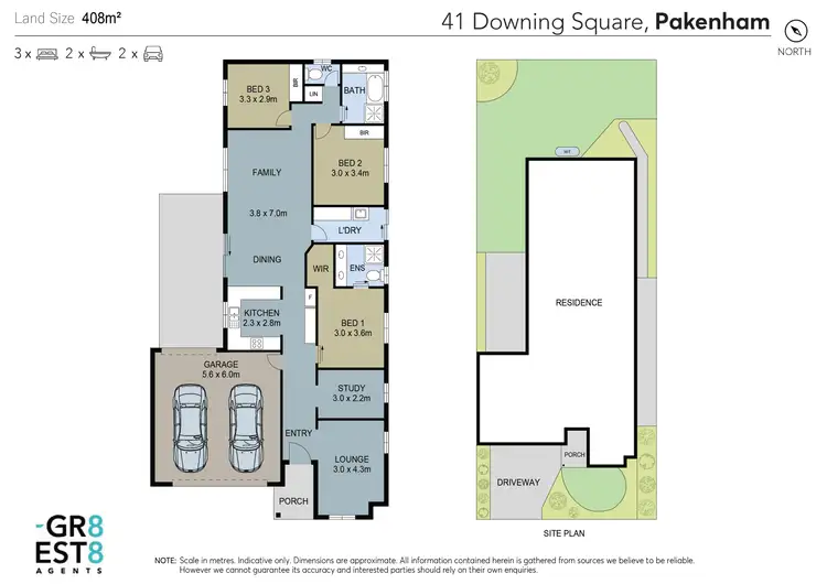 Floorplan of Homely house listing, 41 Downing Square, Pakenham VIC 3810