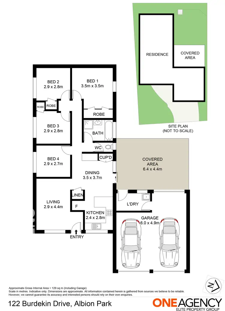 Floorplan of Homely house listing, 122 Burdekin Drive, Albion Park NSW 2527