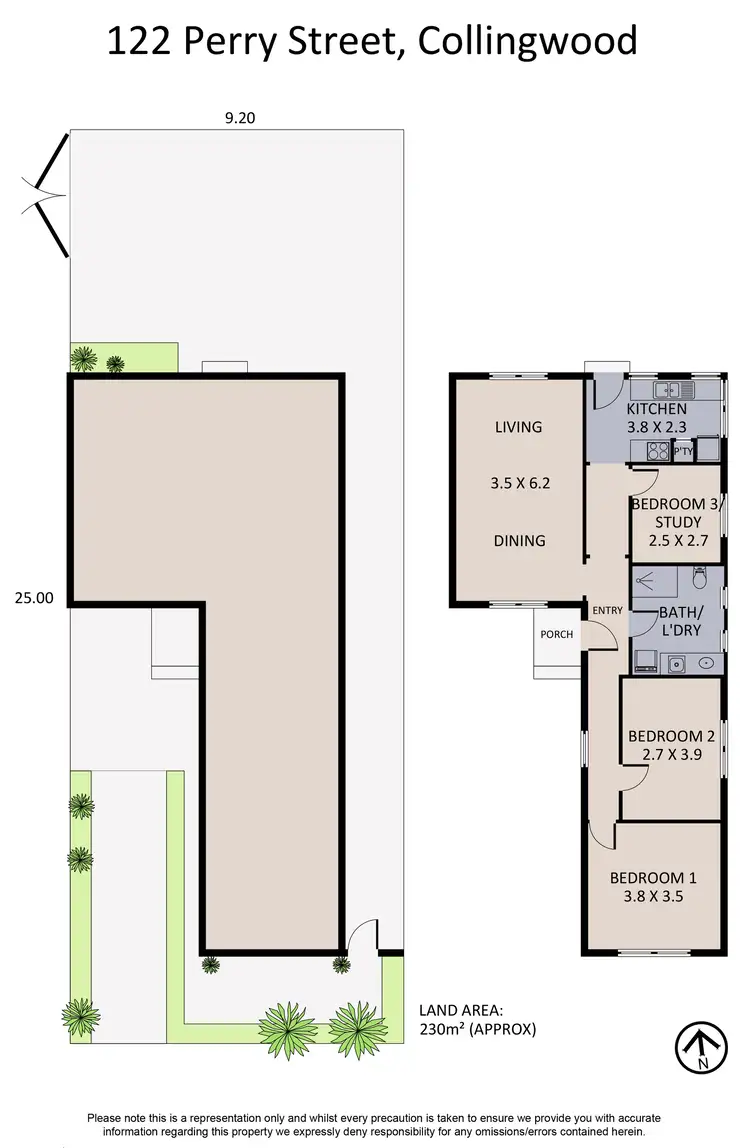 Floorplan of Homely house listing, 122 Perry Street, Collingwood VIC 3066