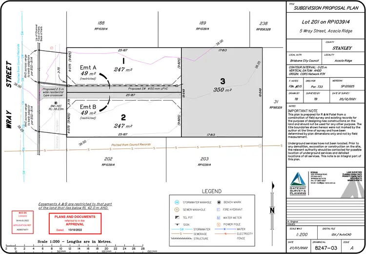Floorplan of Homely land listing, LOT 3, 5 Wray Street, Acacia Ridge QLD 4110