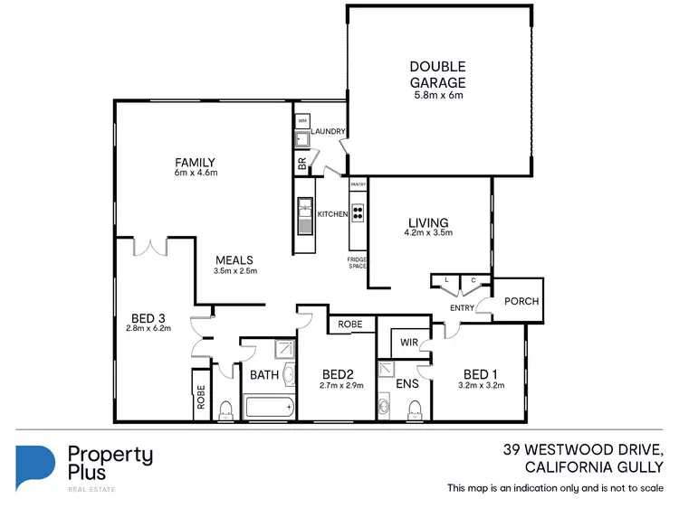 Floorplan of Homely house listing, 39 Westwood Drive, California Gully VIC 3556