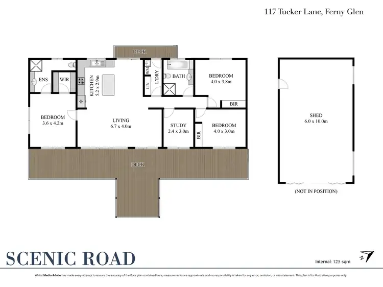 Floorplan of Homely rural property listing, 117 Tucker Lane, Canungra QLD 4275