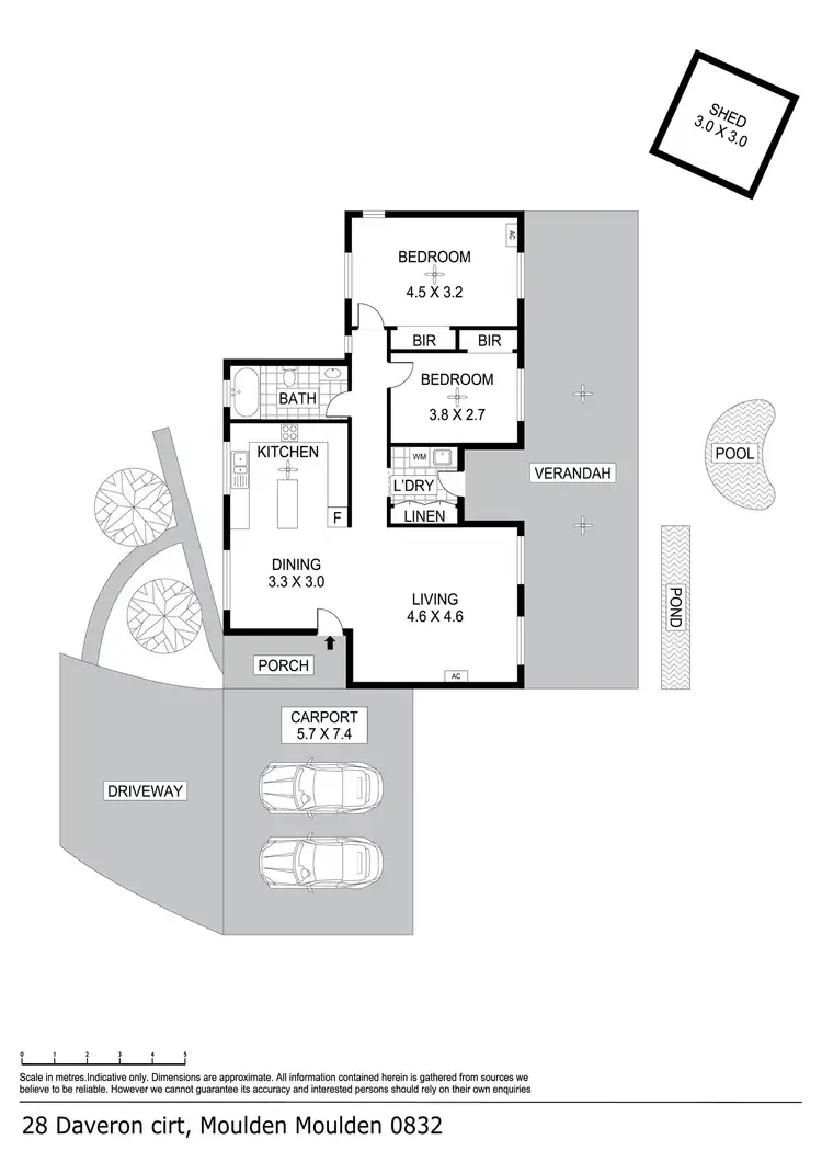 Floorplan of Homely house listing, 28 Davoren Circuit, Moulden NT 830