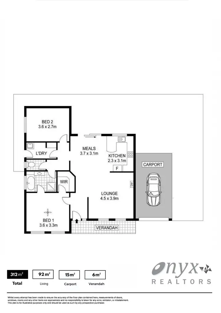 Floorplan of Homely unit listing, 4/9 George Street, Kilburn SA 5084