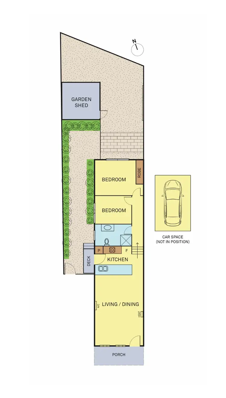 Floorplan of Homely unit listing, 1/201 Main Road, Lower Plenty VIC 3093