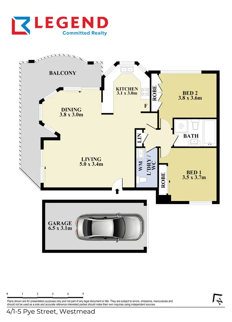 Floorplan of Homely unit listing, 4/1-5 Pye Street, Westmead NSW 2145