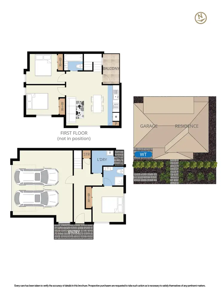 Floorplan of Homely townhouse listing, 1/14 Bruce Street, Dandenong VIC 3175
