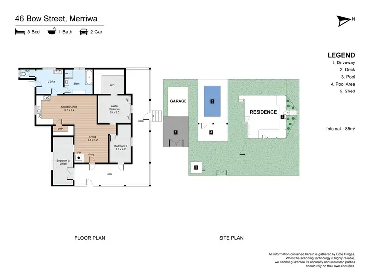 Floorplan of Homely house listing, 46 Bow Street, Merriwa NSW 2329
