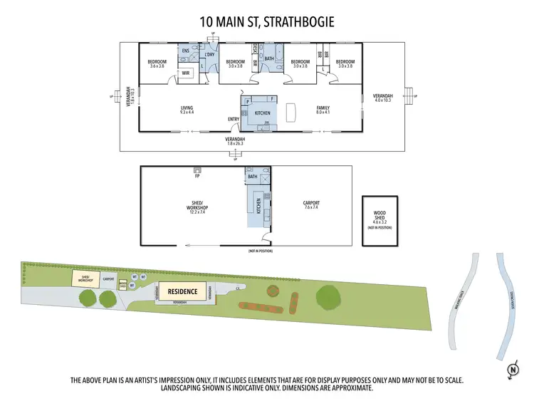Floorplan of Homely house listing, 10 Main Street, Strathbogie VIC 3666