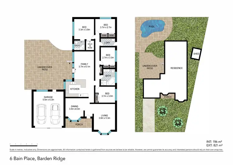 Floorplan of Homely house listing, 6 Bain Place, Barden Ridge NSW 2234