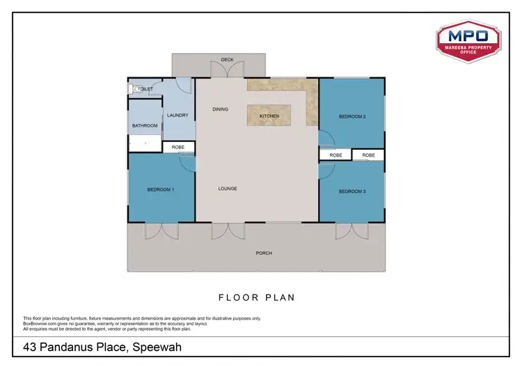 Floorplan of Homely rural property listing, 43 Pandanus Place, Speewah QLD 4881