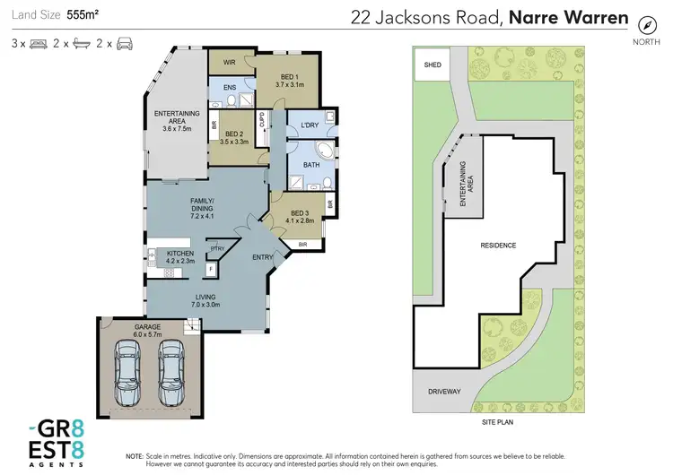 Floorplan of Homely house listing, 22 Jacksons Road, Narre Warren VIC 3805