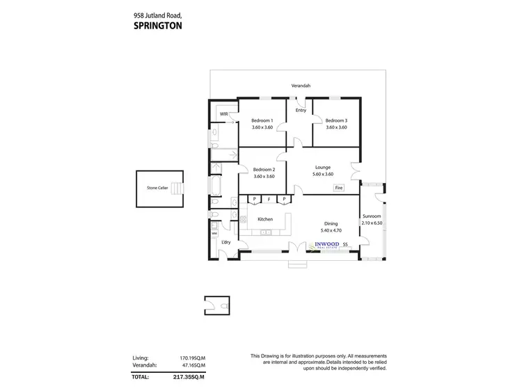 Floorplan of Homely rural property listing, 958 Jutland Road, Eden Valley SA 5235