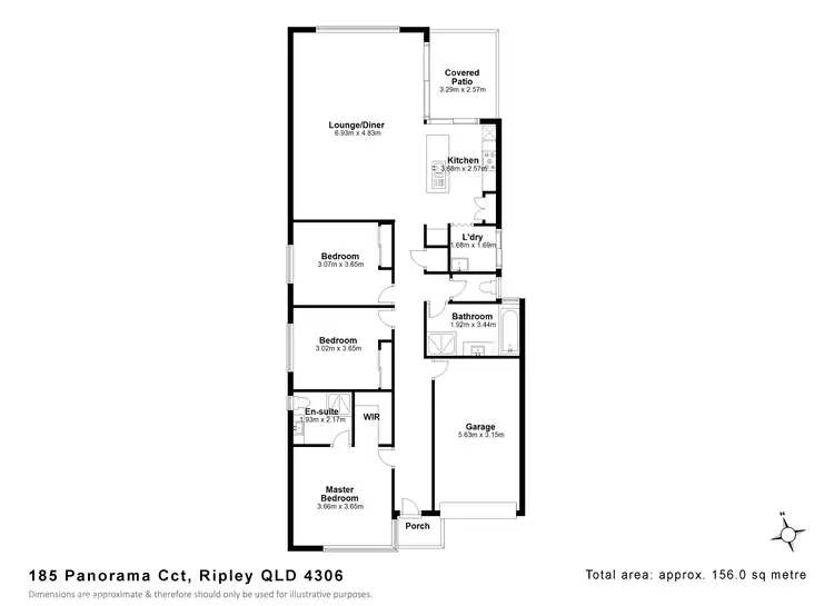 Floorplan of Homely house listing, 185 Panorama Circuit, Ripley QLD 4306
