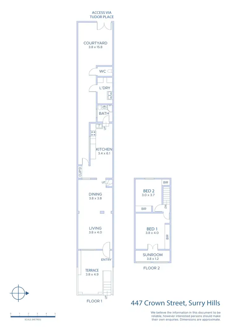 Floorplan of Homely house listing, 447 Crown Street, Surry Hills NSW 2010