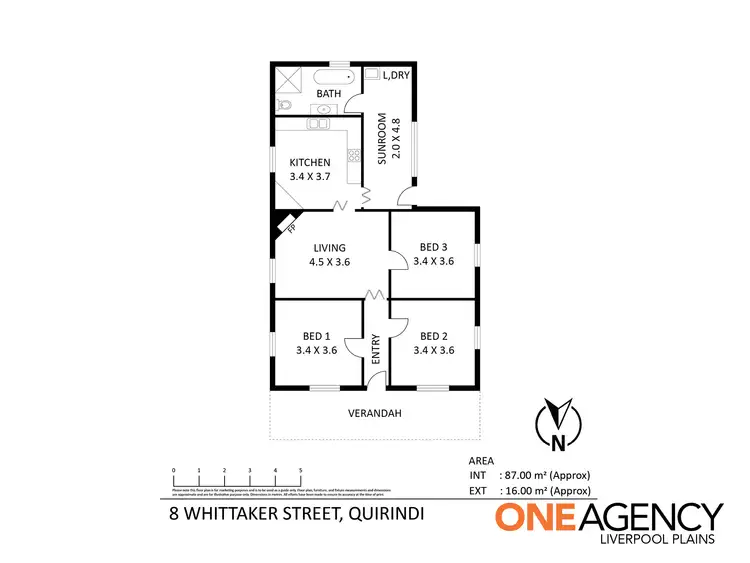 Floorplan of Homely house listing, 8 Whittaker Street, Quirindi NSW 2343