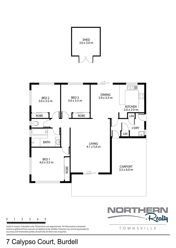 Floorplan of Homely house listing, 7 Calypso Court, Burdell QLD 4818