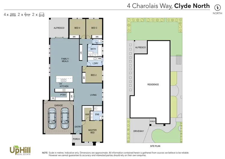 Floorplan of Homely house listing, 4 Charolais Way, Clyde North VIC 3978