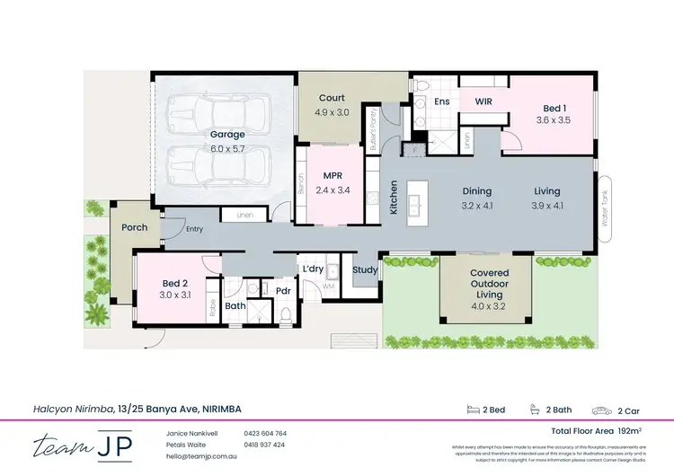 Floorplan of Homely retirement listing, 13/25 Banya Avenue, Nirimba QLD 4551