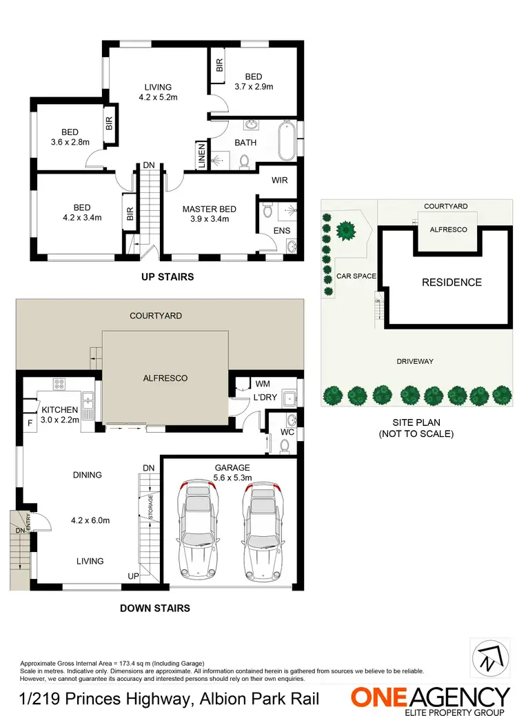 Floorplan of Homely townhouse listing, 1/219 Princes Highway, Albion Park Rail NSW 2527