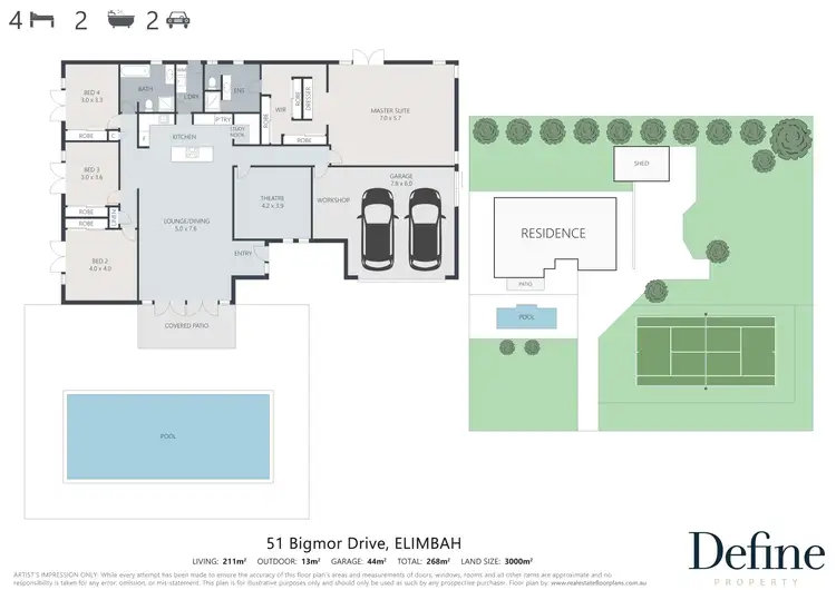 Floorplan of Homely house listing, 2 Keith Street, Elimbah QLD 4516