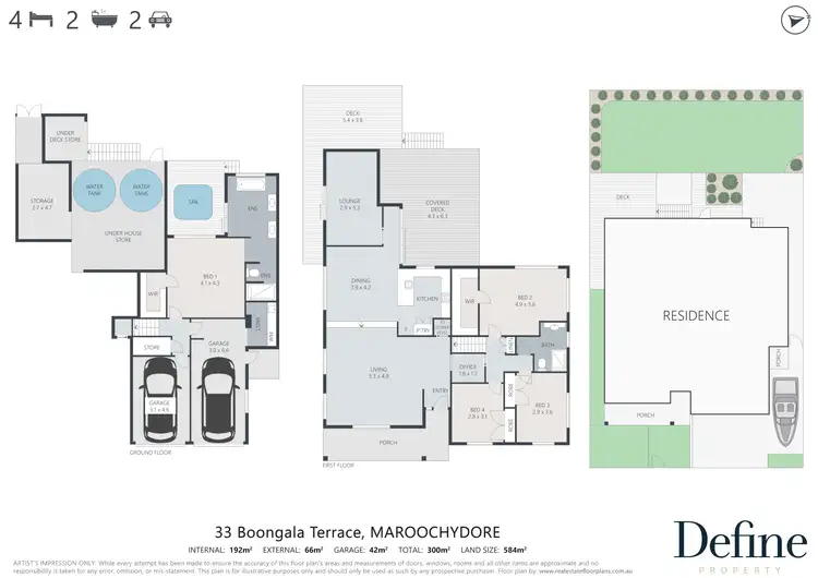 Floorplan of Homely house listing, 33 Boongala Terrace, Maroochydore QLD 4558