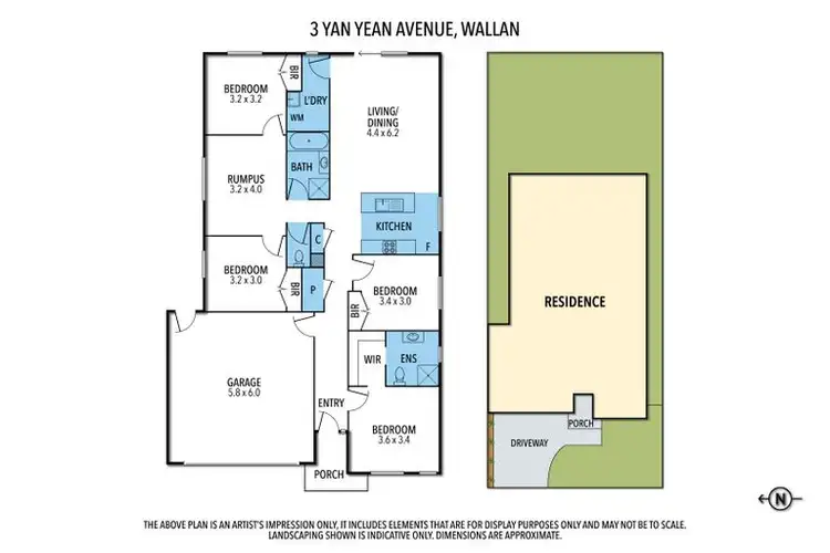 Floorplan of Homely house listing, 3 Yan Yean Avenue, Wallan VIC 3756
