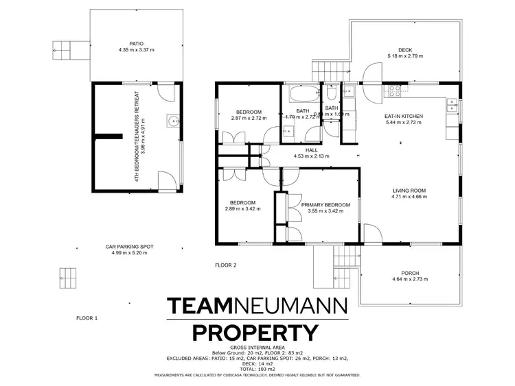 Floorplan of Homely house listing, 12 Beerburrum Street, Landsborough QLD 4550