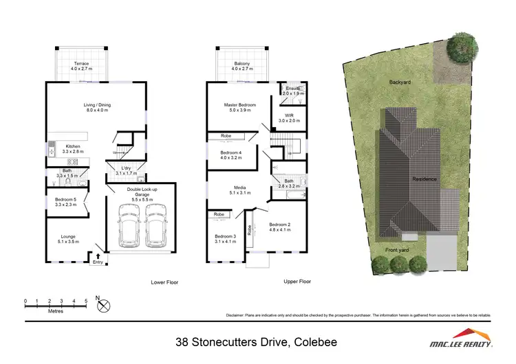 Floorplan of Homely house listing, 38 Stonecutter Drive, Colebee NSW 2761