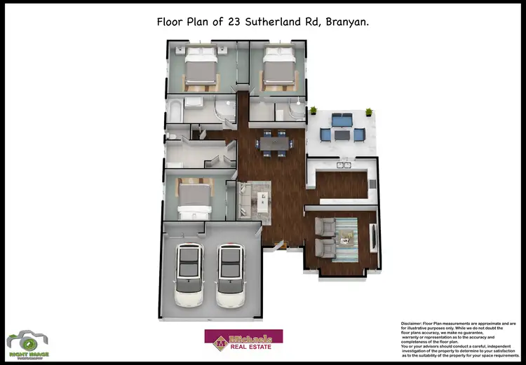 Floorplan of Homely house listing, 23 Sutherland Road, Branyan QLD 4670
