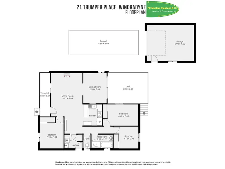 Floorplan of Homely house listing, 21 Trumper Place, Windradyne NSW 2795