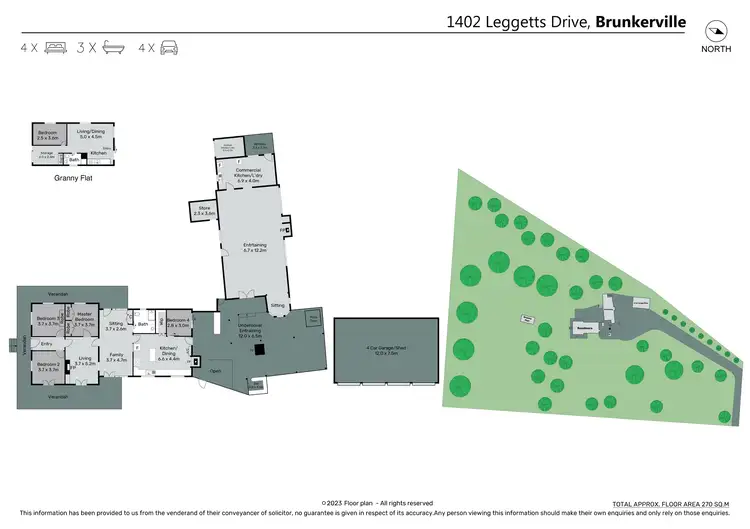 Floorplan of Homely rural property listing, 1402 Leggetts Drive, Brunkerville NSW 2323