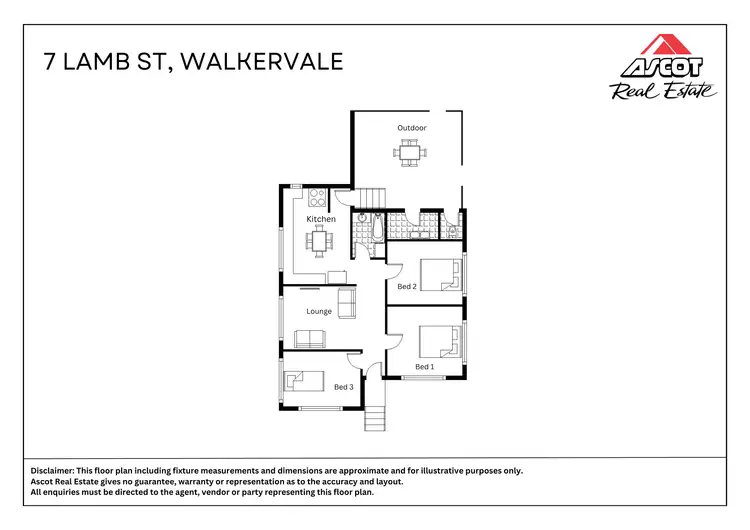 Floorplan of Homely house listing, 7 Lamb Street, Walkervale QLD 4670