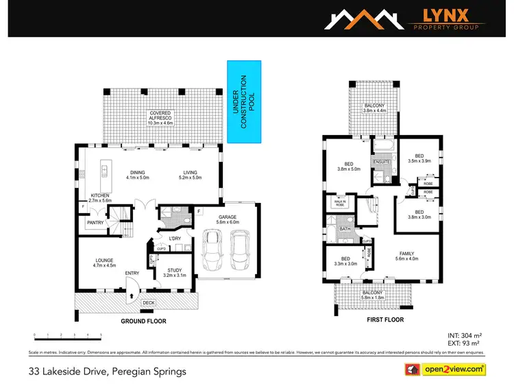 Floorplan of Homely house listing, 33 Lakeside Drive, Peregian Springs QLD 4573