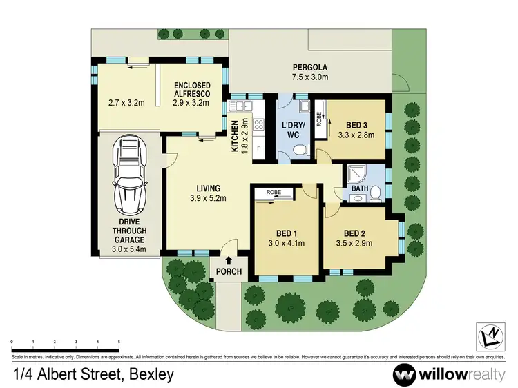 Floorplan of Homely villa listing, 1/4 Albert Street, Bexley NSW 2207