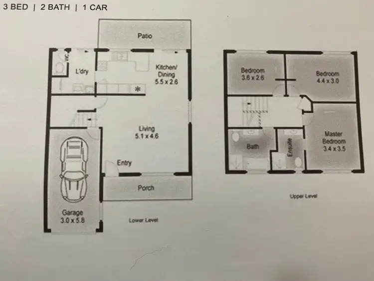 Floorplan of Homely townhouse listing, 2 WEEDONS ROAD, Nerang QLD 4211