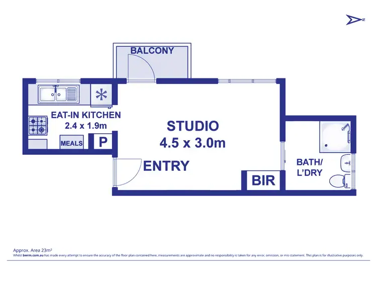 Floorplan of Homely apartment listing, 7/154 Liverpool Street, Darlinghurst NSW 2010