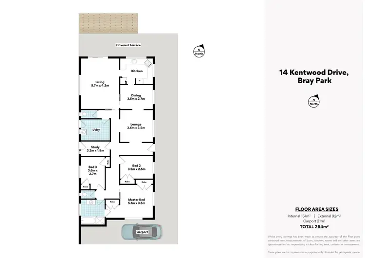Floorplan of Homely house listing, 14 Kentwood Drive, Bray Park QLD 4500