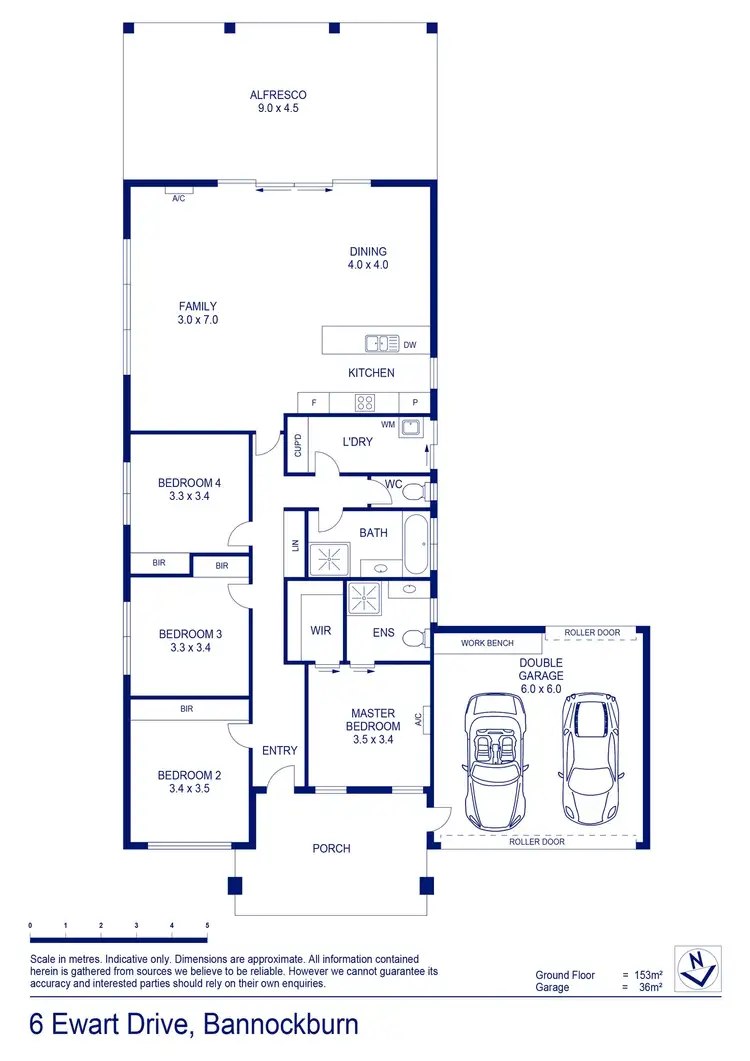 Floorplan of Homely house listing, 6 Ewart Drive, Bannockburn VIC 3331